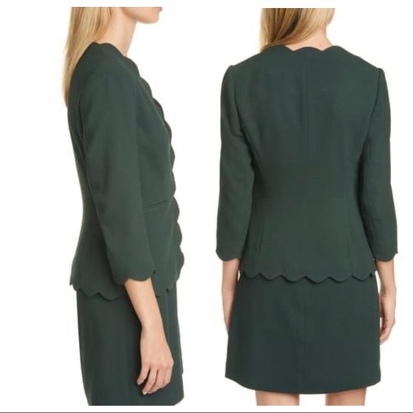 NEW Ted Baker London Furna Scalloped Jacket - Picture 3 of 9